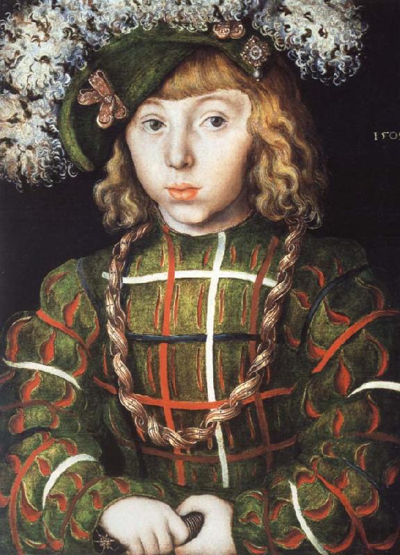 CRANACH, Lucas the Elder Portrait of Johann Friedrich the Magnanimous at the Age of Six China oil painting art